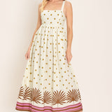 COCONUT GROVE WOVEN MIDI DRESS