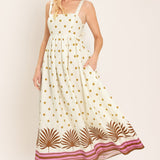 COCONUT GROVE WOVEN MIDI DRESS