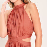 HOT GIRL WOVEN MAXI DRESS