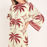 PARADISE FOUND WOVEN MINI DRESS