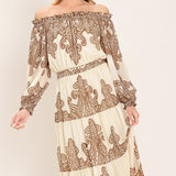 BELLA TERRA WOVEN MAXI DRESS