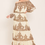 BELLA TERRA WOVEN MAXI DRESS