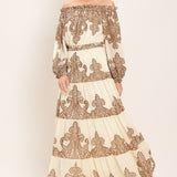 BELLA TERRA WOVEN MAXI DRESS