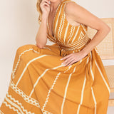 MARIGOLD DREAM WOVEN MIDI DRESS