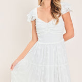 ANGELIC GARDEN WOVEN MAXI DRESS