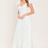 ANGELIC GARDEN WOVEN MAXI DRESS