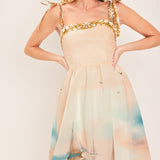 CAPRI COASTLIN WOVEN MIDI DRESS
