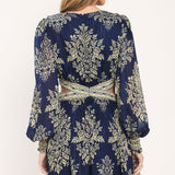 PALACE GARDEN FANTASY WOVEN MINI DRESS