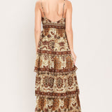 NOMAD FLOWER CANTICLE WOVEN MAXI DRESS
