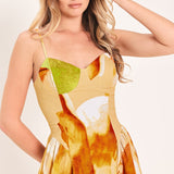 LIMONCELLO GARDEN WOVEN MAXI DRESS