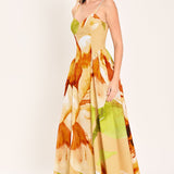 LIMONCELLO GARDEN WOVEN MAXI DRESS