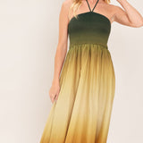 SUNSET OMBRE WOVEN MAXI DRESS