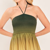 SUNSET OMBRE WOVEN MAXI DRESS
