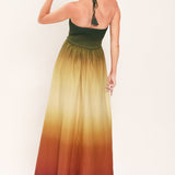 SUNSET OMBRE WOVEN MAXI DRESS
