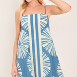 BLUE LAGOON DREAM WOVEN MAXI DRESS