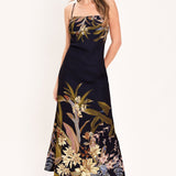 TWILIGHT WILDFLOWER WOVEN MAXI DRESS