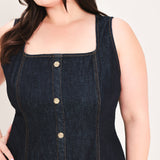 CHELSEA DENIM MIDI DRESS