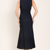 CHELSEA DENIM MIDI DRESS