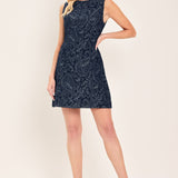 STARLIGHT CHARM WOVEN MINI DRESS