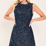 STARLIGHT CHARM WOVEN MINI DRESS