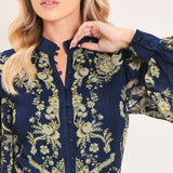 ROYAL HERITAGE BLOOM WOVEN MAXI DRESS