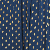 SHIMMERING SKY AFFECTION WOVEN MIDI DRESS