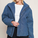 FOR GOOD QUILTED DENIM JACKET