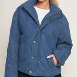 FOR GOOD QUILTED DENIM JACKET
