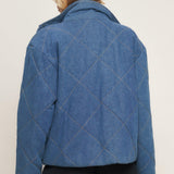 FOR GOOD QUILTED DENIM JACKET