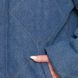 FOR GOOD QUILTED DENIM JACKET