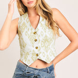 EVERYDAY CHIC WOVEN VEST