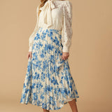 STARS IN MY HEART WOVEN MIDI SKIRT