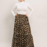 SEASONLESS STYLING WOVEN MAXI SKIRT