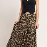 SEASONLESS STYLING WOVEN MAXI SKIRT