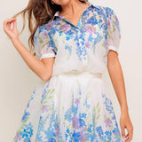 SUNSET SAIL WOVEN MINI FULL SKIRT