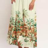 ISLAND TIME ONLY WOVEN MIDI FULL SKIRT