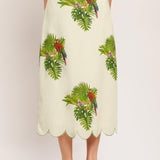 ISLAND ELEGANCE WOVEN MIDI SKIRT