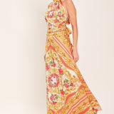 LUXE LOVE STORY WOVEN MIDI CIRCLE SKIRT