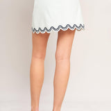 URBAN WAVE WOVEN MINI SKIRT