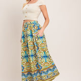 ISLAND MOSAIC WOVEN FULL SKIRT