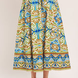 ISLAND MOSAIC WOVEN FULL SKIRT