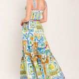 SICILIAN SUMMER WOVEN MAXI SKIRT