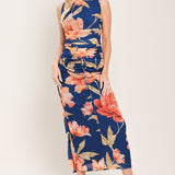 DEEP SEA BLOOM POWER MESH MIDI SKIRT