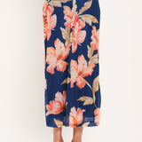 DEEP SEA BLOOM POWER MESH MIDI SKIRT
