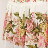 BOTANICAL ESCAPE WOVEN MAXI SKIRT