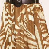 SAVANNAH BREEZE WOVEN MIDI SKIRT