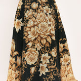 MOONLIT GARDEN PRINTED MAXI SKIRT
