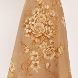 MOONLIT GARDEN PRINTED MAXI SKIRT