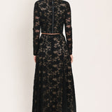 NOIR LACE MOONRISE WOVEN LACE CIRCLE SKIRT