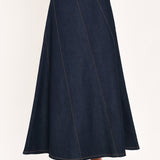 INDIGO SWAY DENIM ANKLE SKIRT